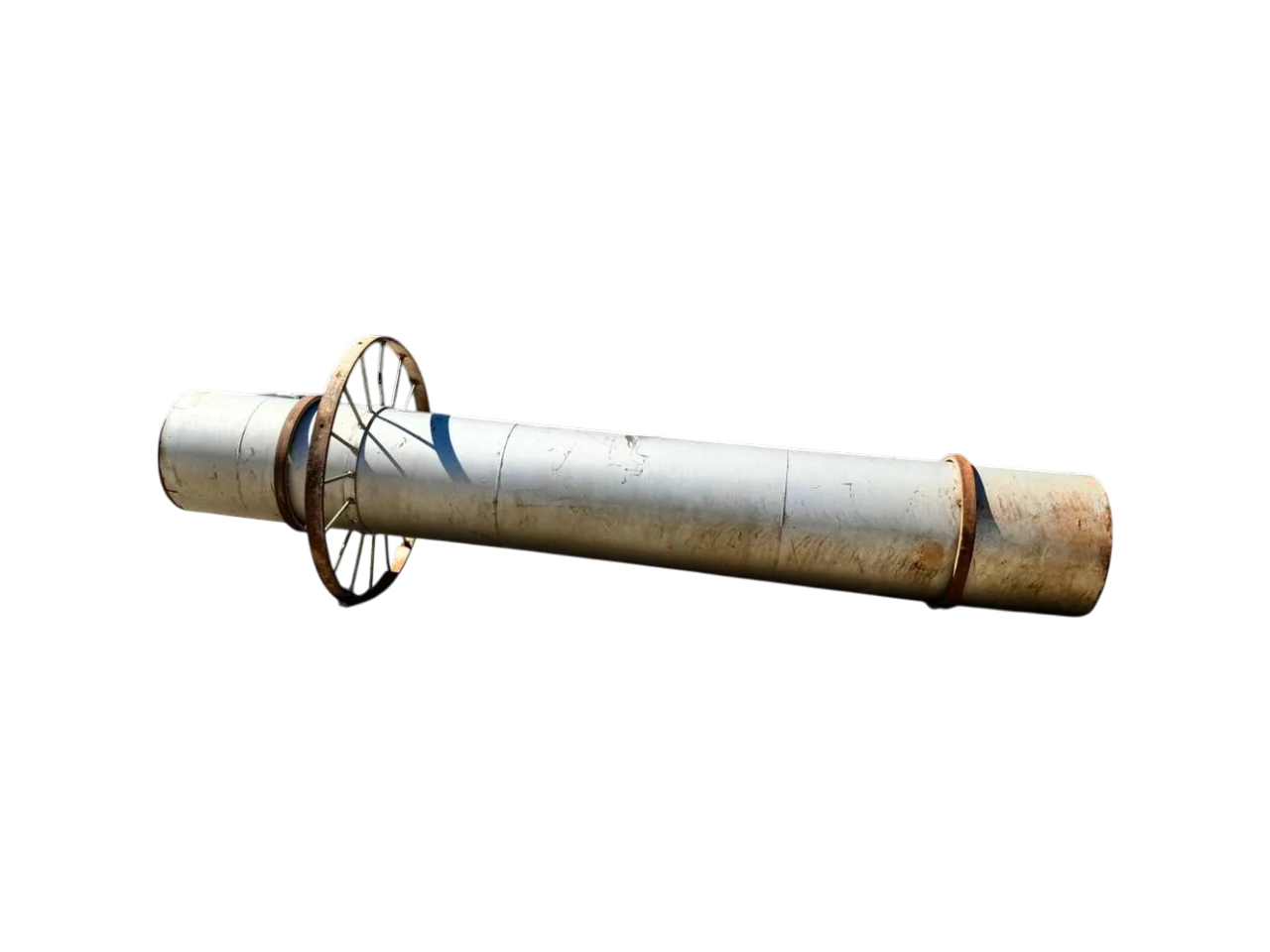 Secador rotativo usado, an&uacute;ncio BRUTUSMAQ &mdash; vista geral do tambor &mdash; SECADOR ROTATIVO 4M