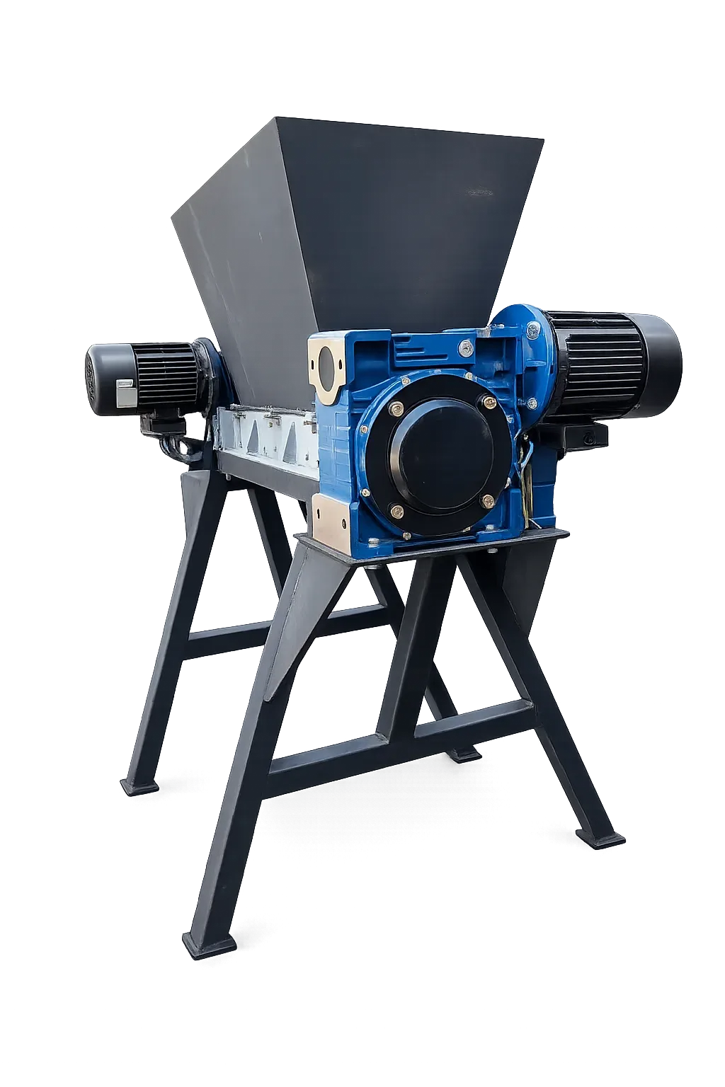 Triturador shredder usado, an&uacute;ncio BRUTUSMAQ &mdash; vista em perspectiva &mdash; Triturador Shredder - 750 x 200 mm
